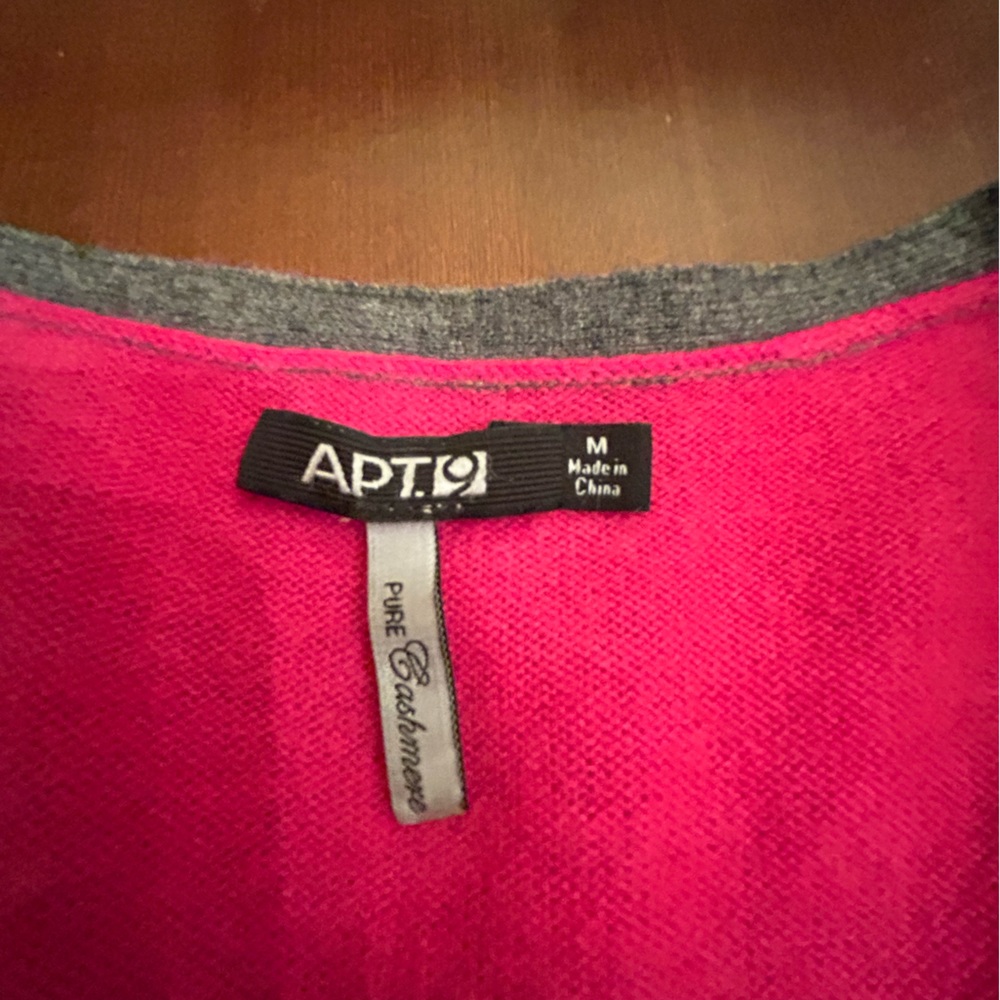 Apt 9 Cashmere Color Block Cardigan - image 3